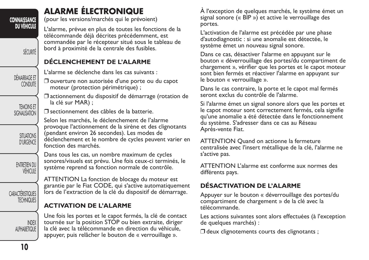 2013-2014 Fiat Ducato/Ducato Euro 5 Owner's Manual | French