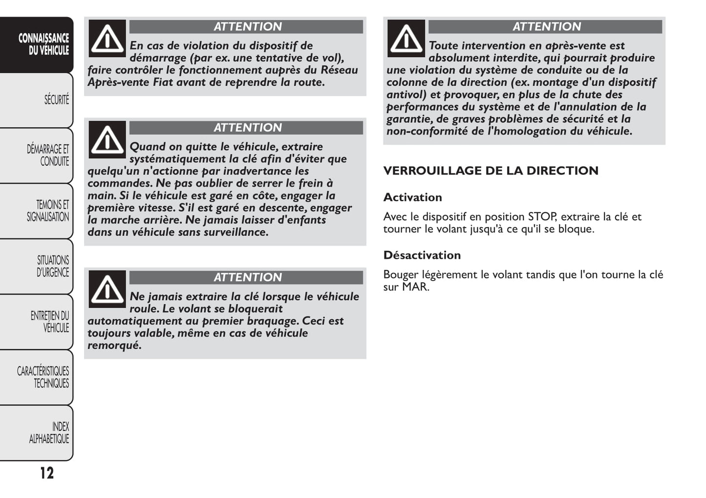 2013-2014 Fiat Ducato/Ducato Euro 5 Owner's Manual | French