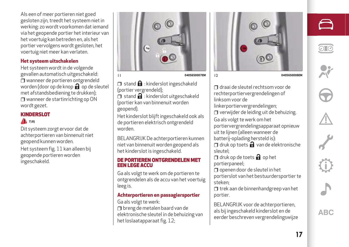 2016-2020 Alfa Romeo Giulia Gebruikershandleiding | Nederlands
