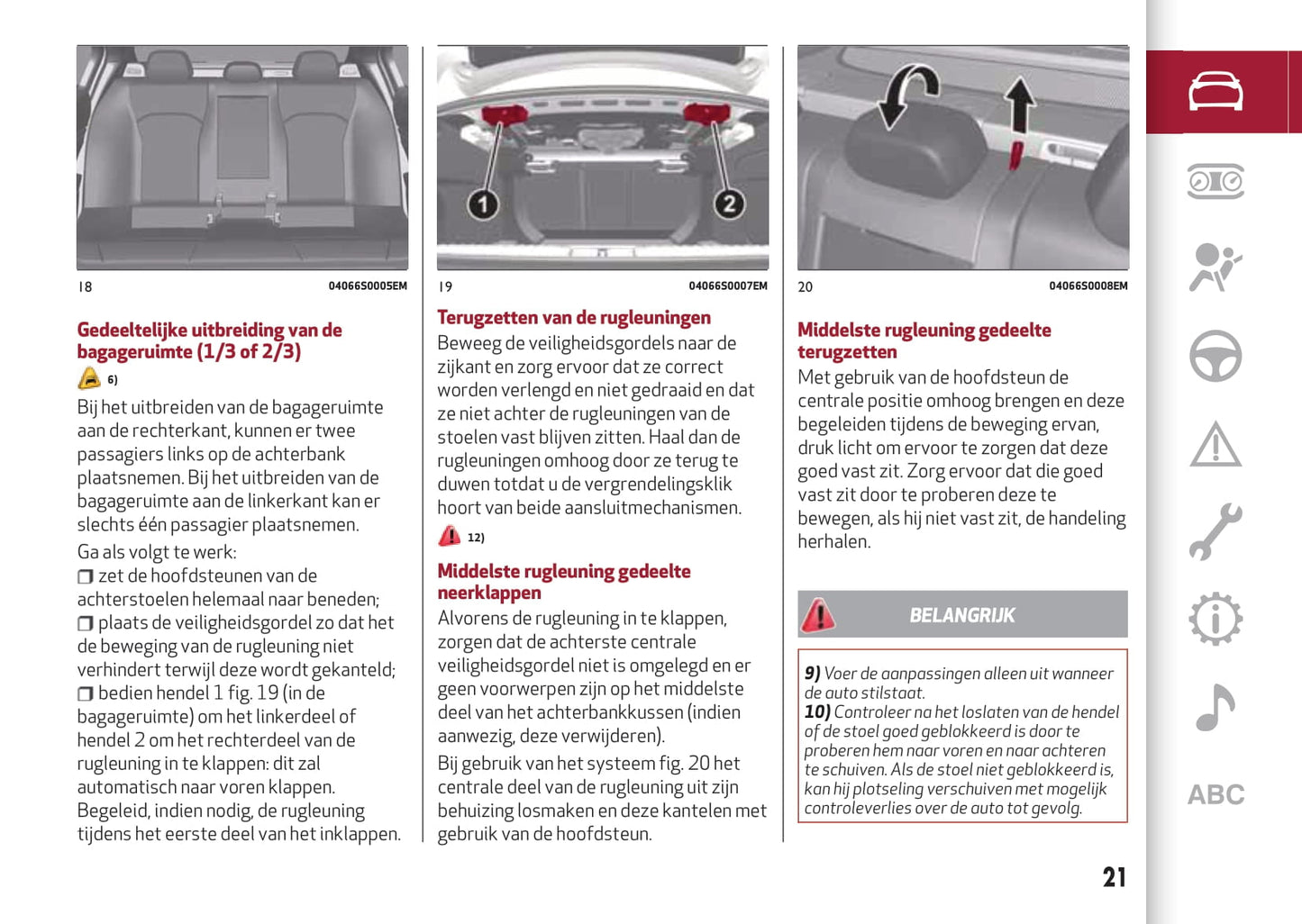 2016-2020 Alfa Romeo Giulia Gebruikershandleiding | Nederlands