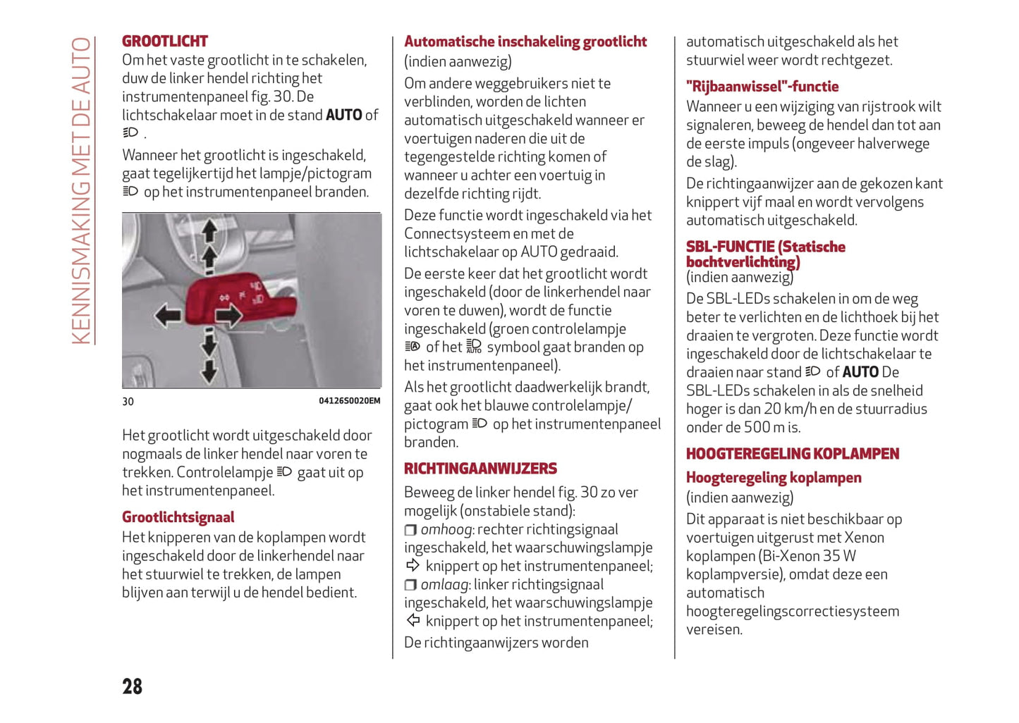 2016-2020 Alfa Romeo Giulia Gebruikershandleiding | Nederlands