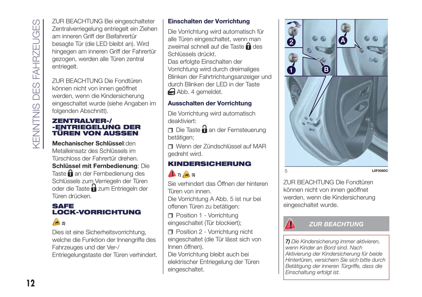 2017-2018 Lanica Ypsilon Manuel du propriétaire | Allemand