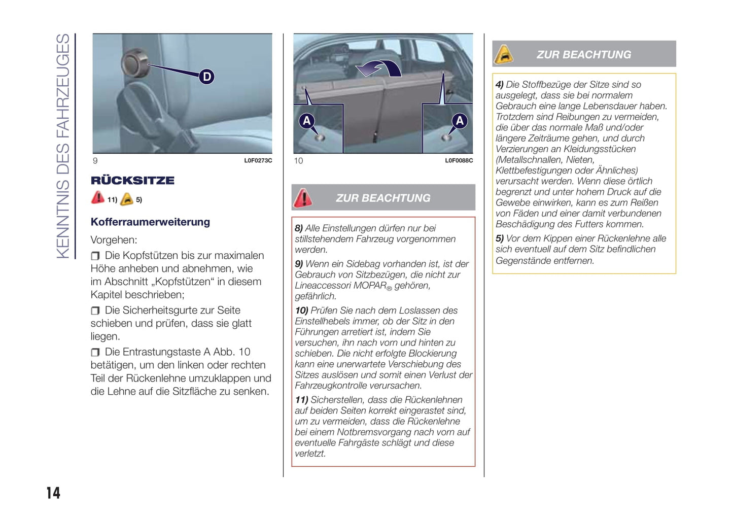 2017-2018 Lanica Ypsilon Manuel du propriétaire | Allemand