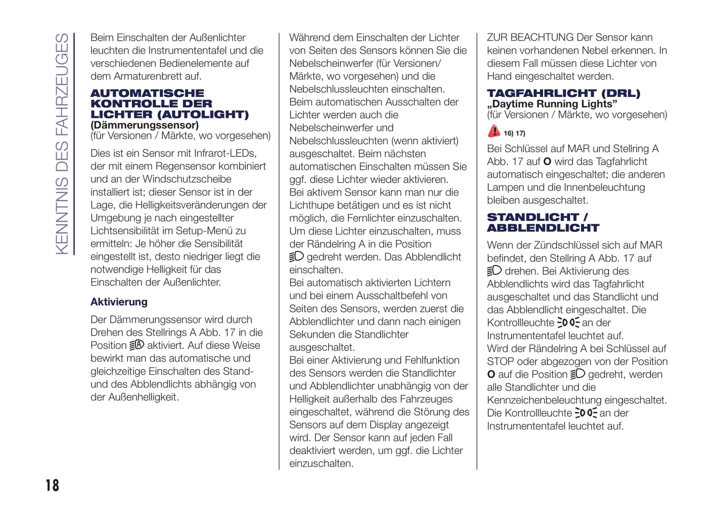 2017-2018 Lanica Ypsilon Manuel du propriétaire | Allemand