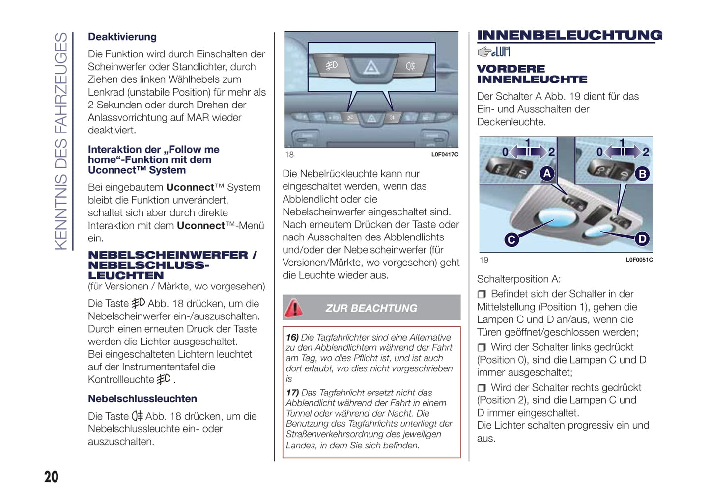 2017-2018 Lanica Ypsilon Manuel du propriétaire | Allemand