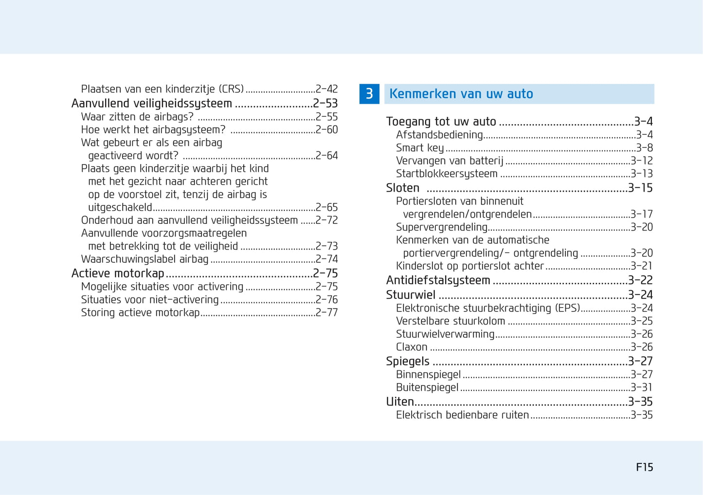 2015-2016 Hyundai Tucson Gebruikershandleiding | Nederlands