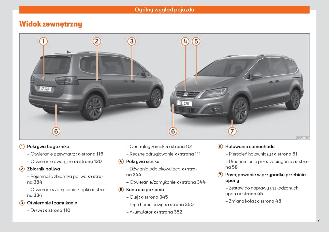 2015-2019 Seat Alhambra Manuel du propriétaire | Polonais