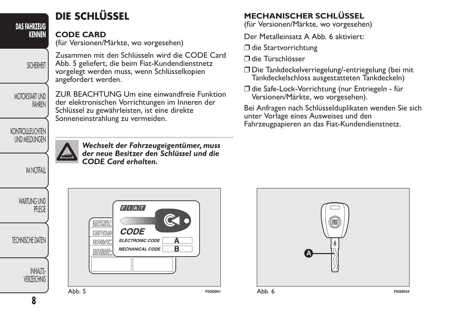 2013-2014 Fiat Bravo Bedienungsanleitung | Deutsch