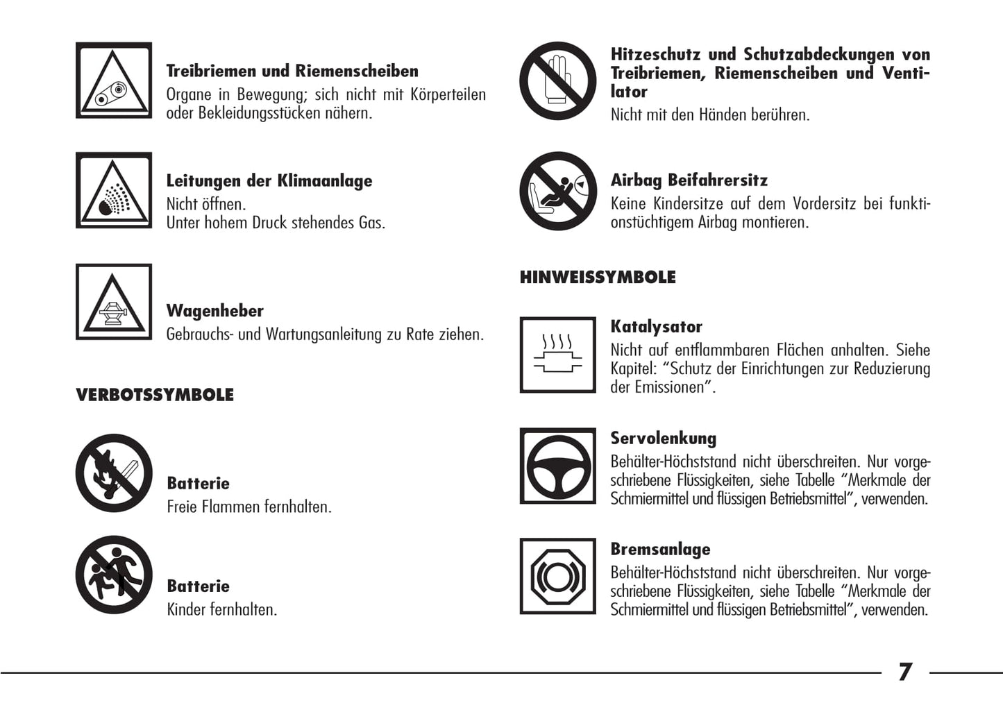 2003-2007 Alfa Romeo 166 Owner's Manual | German