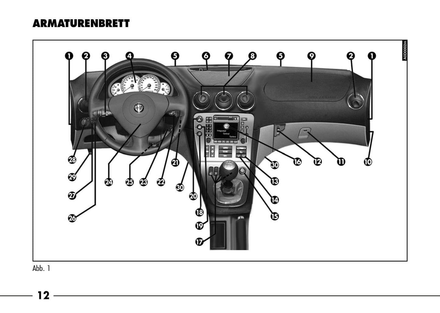 2003-2007 Alfa Romeo 166 Owner's Manual | German