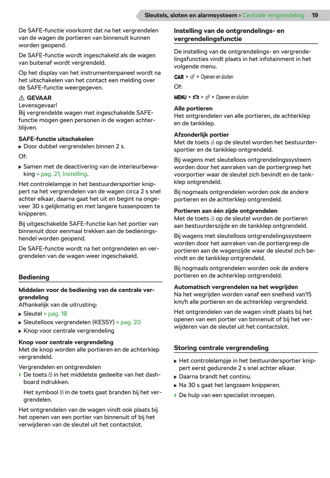 2019-2021 Skoda Scala Manuel du propriétaire | Néerlandais