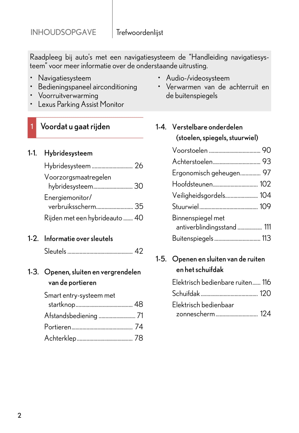 2014-2015 Lexus RX 450h Gebruikershandleiding | Nederlands