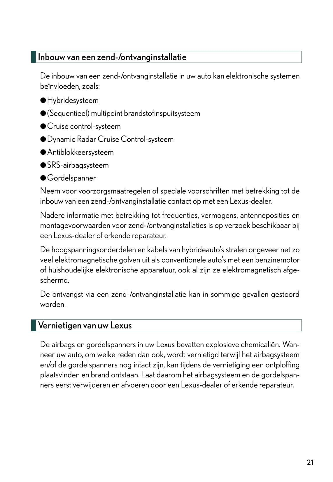 2014-2015 Lexus RX 450h Gebruikershandleiding | Nederlands