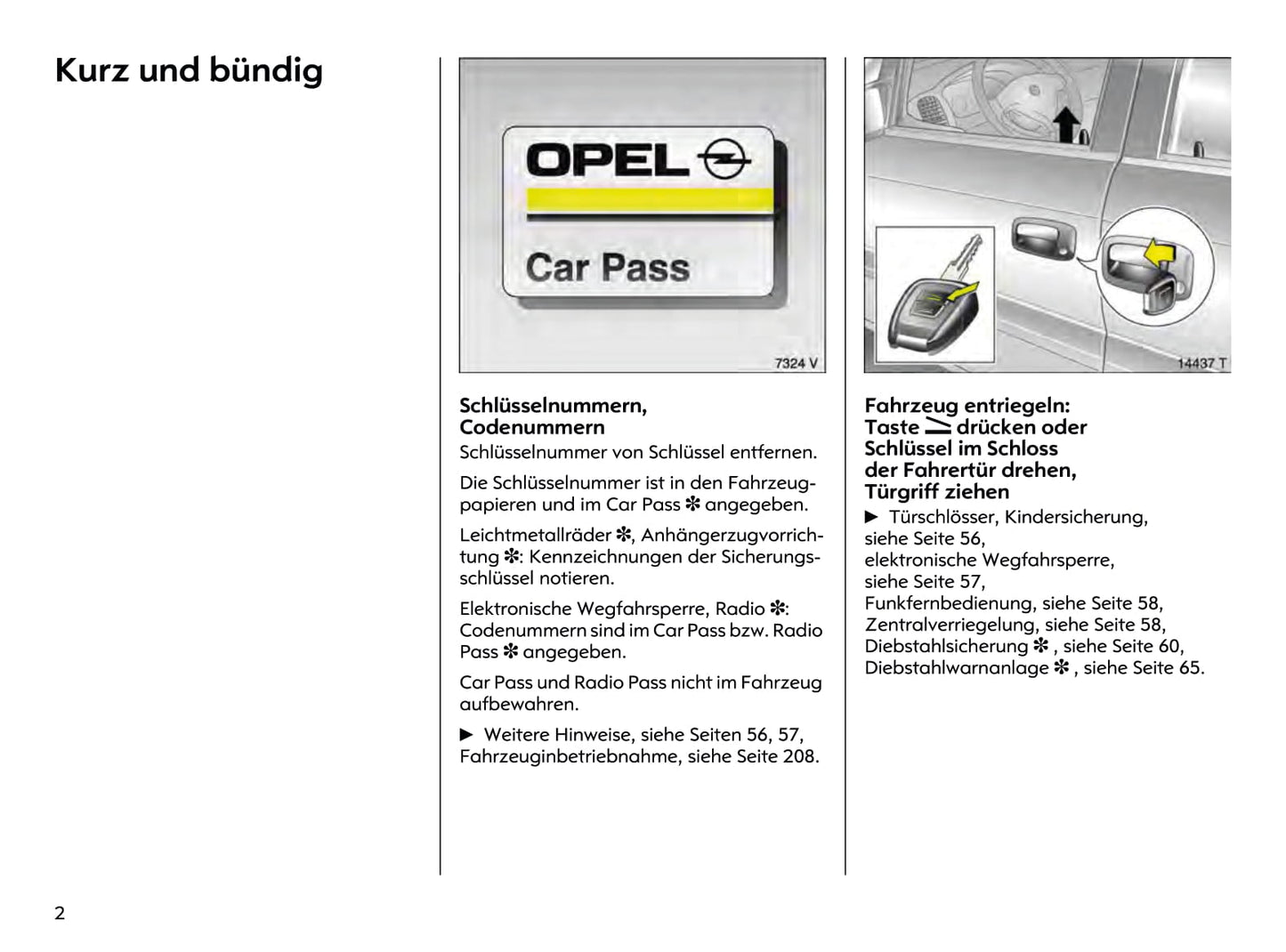 2002-2005 Opel Zafira Manuel du propriétaire | Allemand