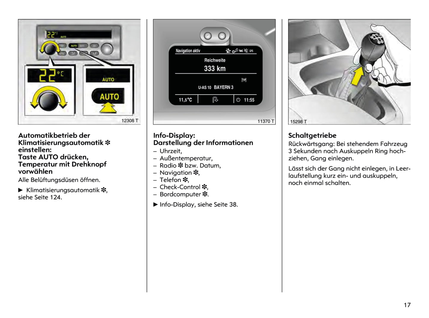 2002-2005 Opel Zafira Manuel du propriétaire | Allemand
