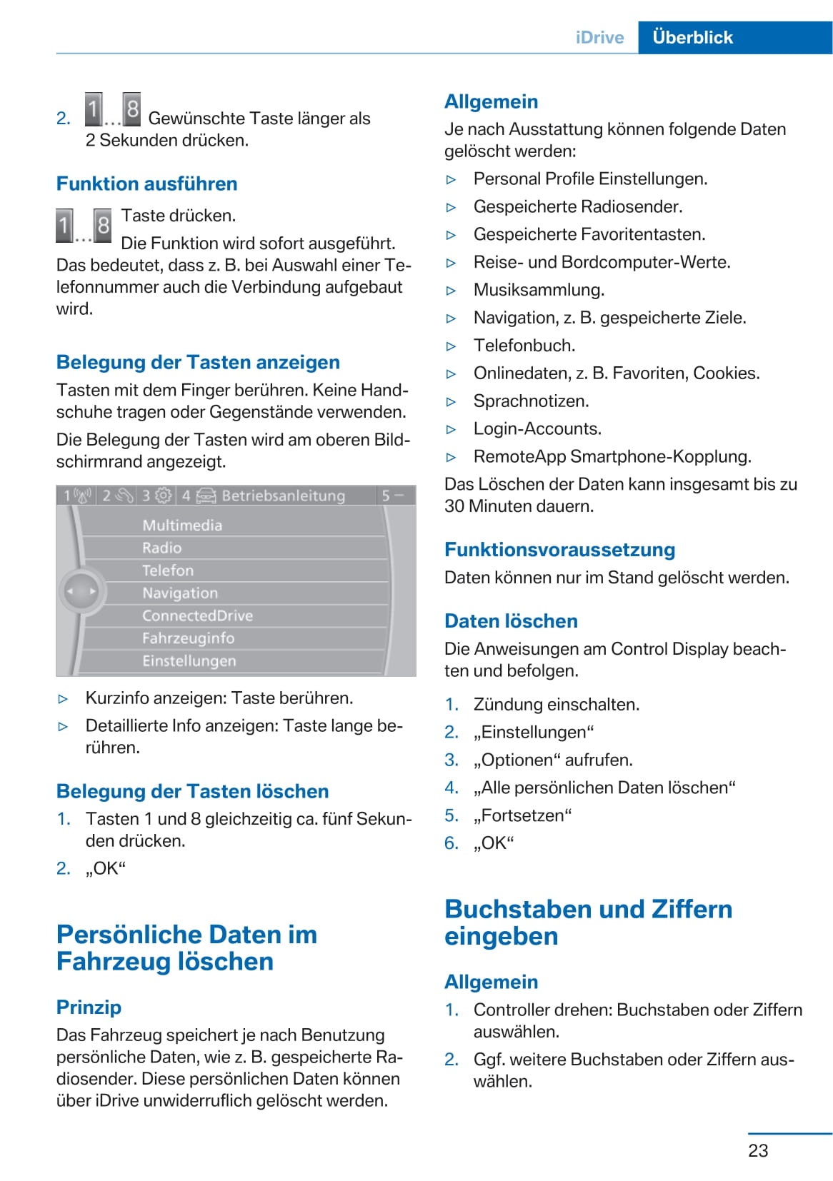 2011-2015 BMW 3-serie Manuel du propriétaire | Allemand