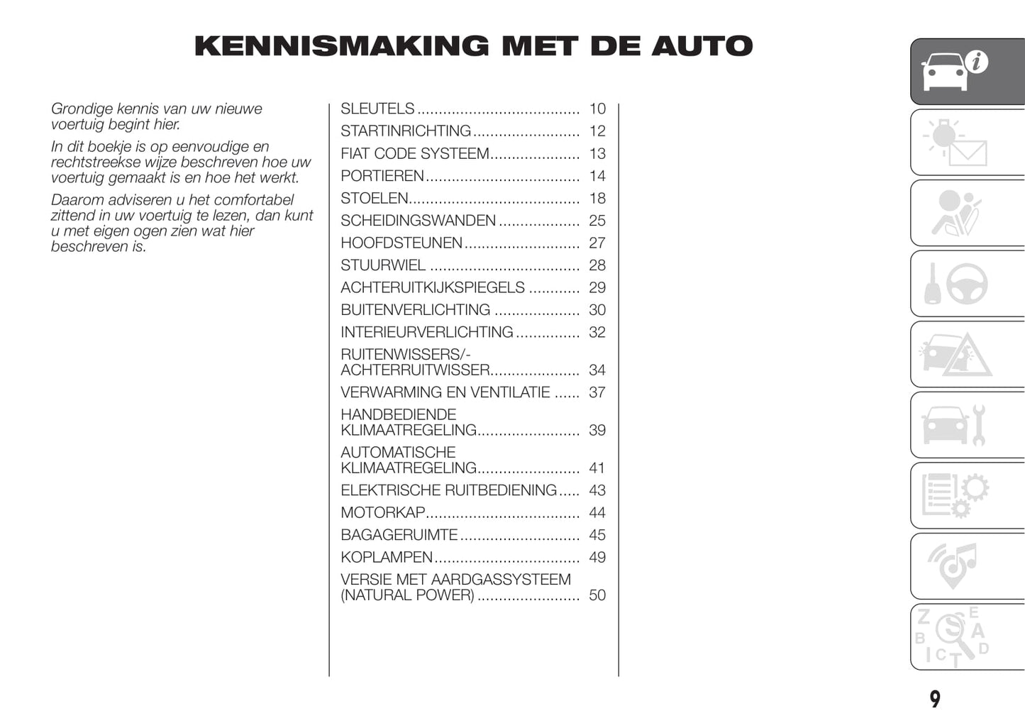 2016-2021 Fiat Doblò Manuel du propriétaire | Néerlandais