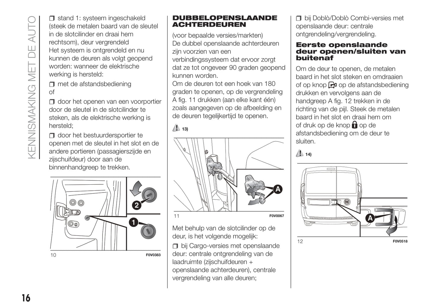 2016-2021 Fiat Doblò Manuel du propriétaire | Néerlandais