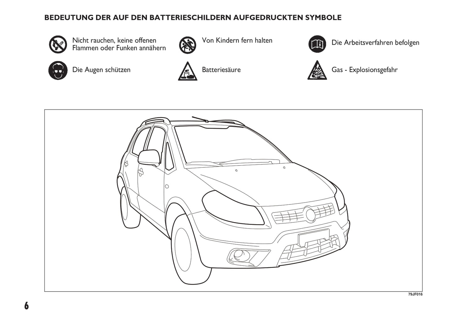 2012-2014 Fiat Sedici Manuel du propriétaire | Allemand
