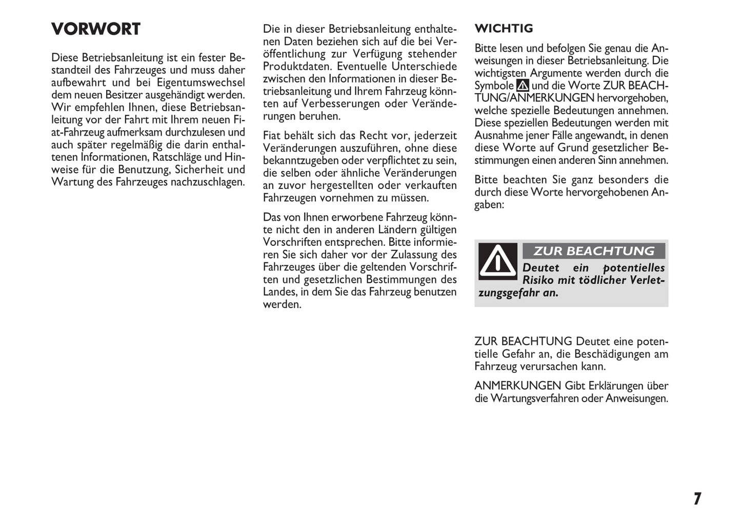 2012-2014 Fiat Sedici Manuel du propriétaire | Allemand