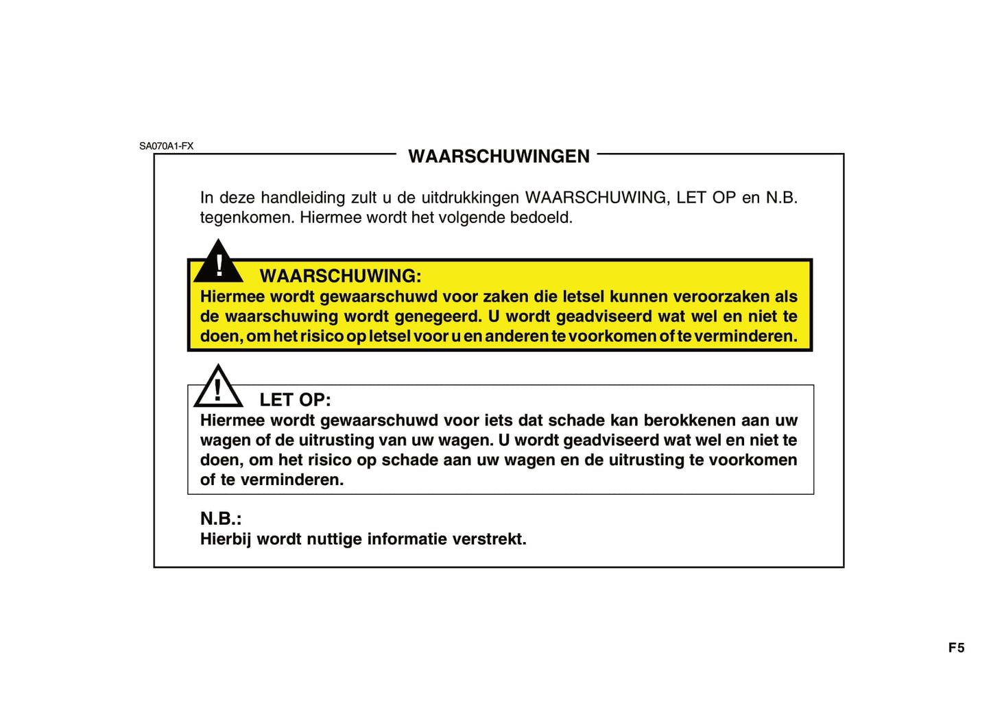 2008-2009 Hyundai Santa Fe Owner's Manual | Dutch