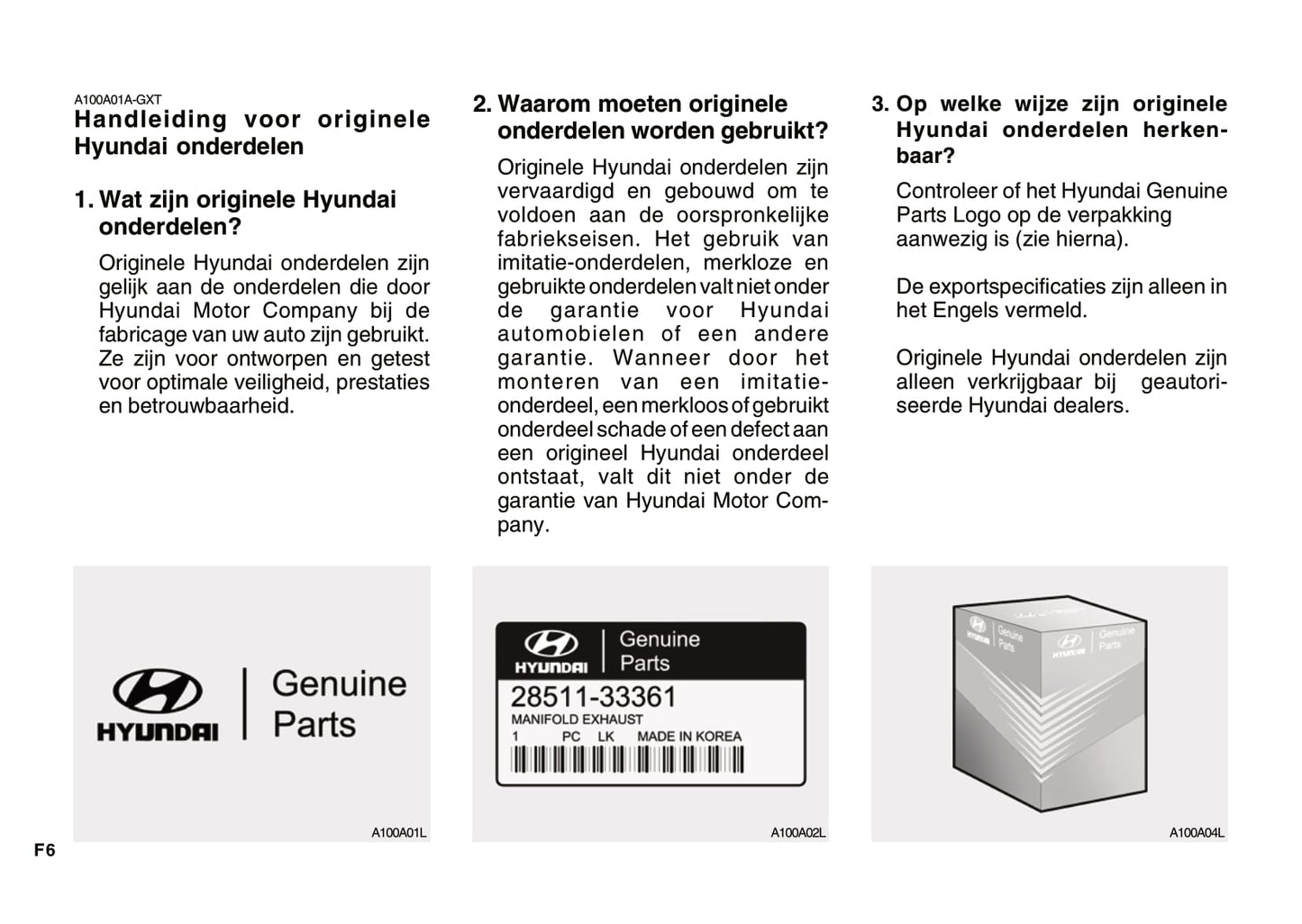 2008-2009 Hyundai Santa Fe Owner's Manual | Dutch