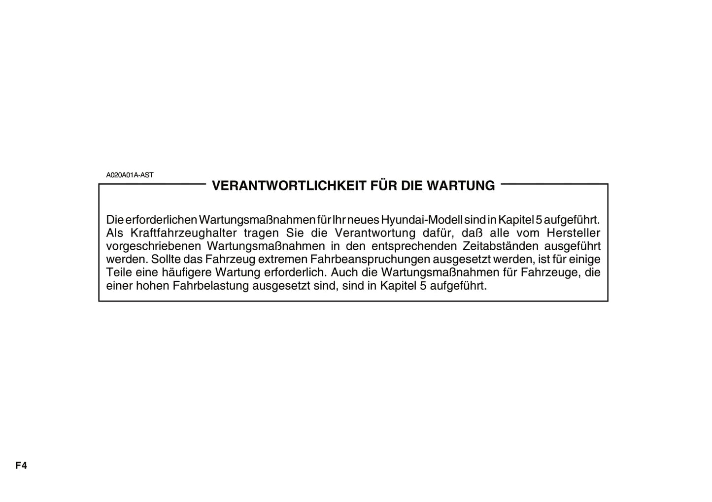 2008-2009 Hyundai Getz Owner's Manual | German