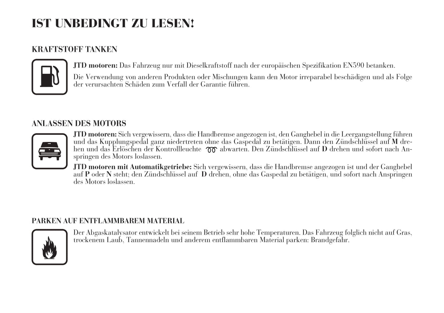 2002-2008 Lanica Phedra Bedienungsanleitung | Deutsch