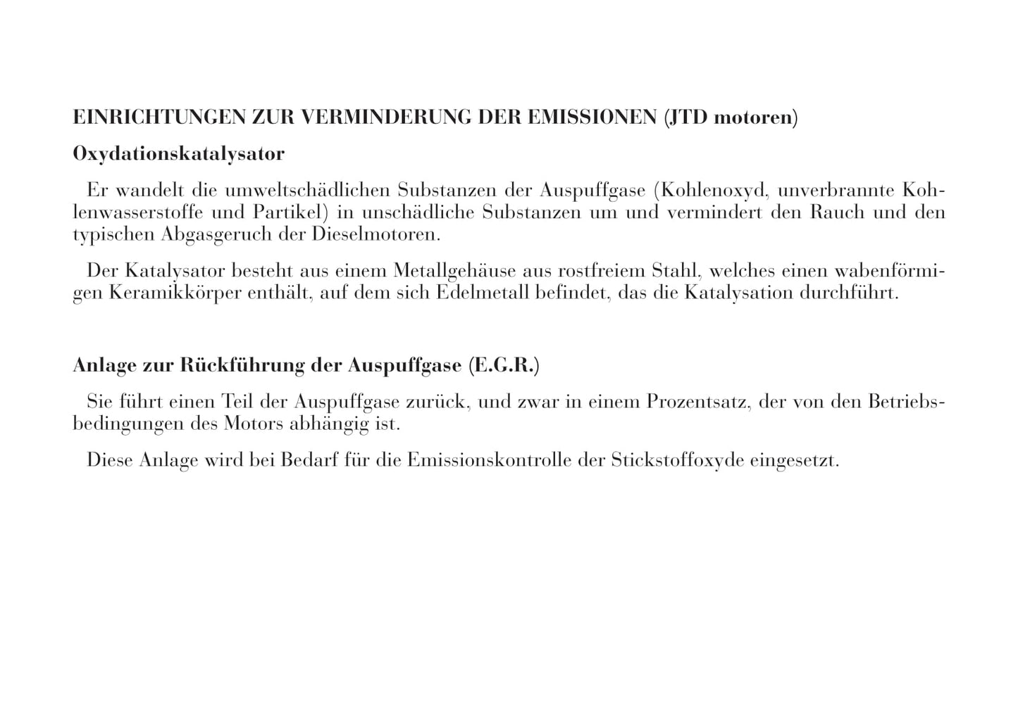 2002-2008 Lanica Phedra Bedienungsanleitung | Deutsch