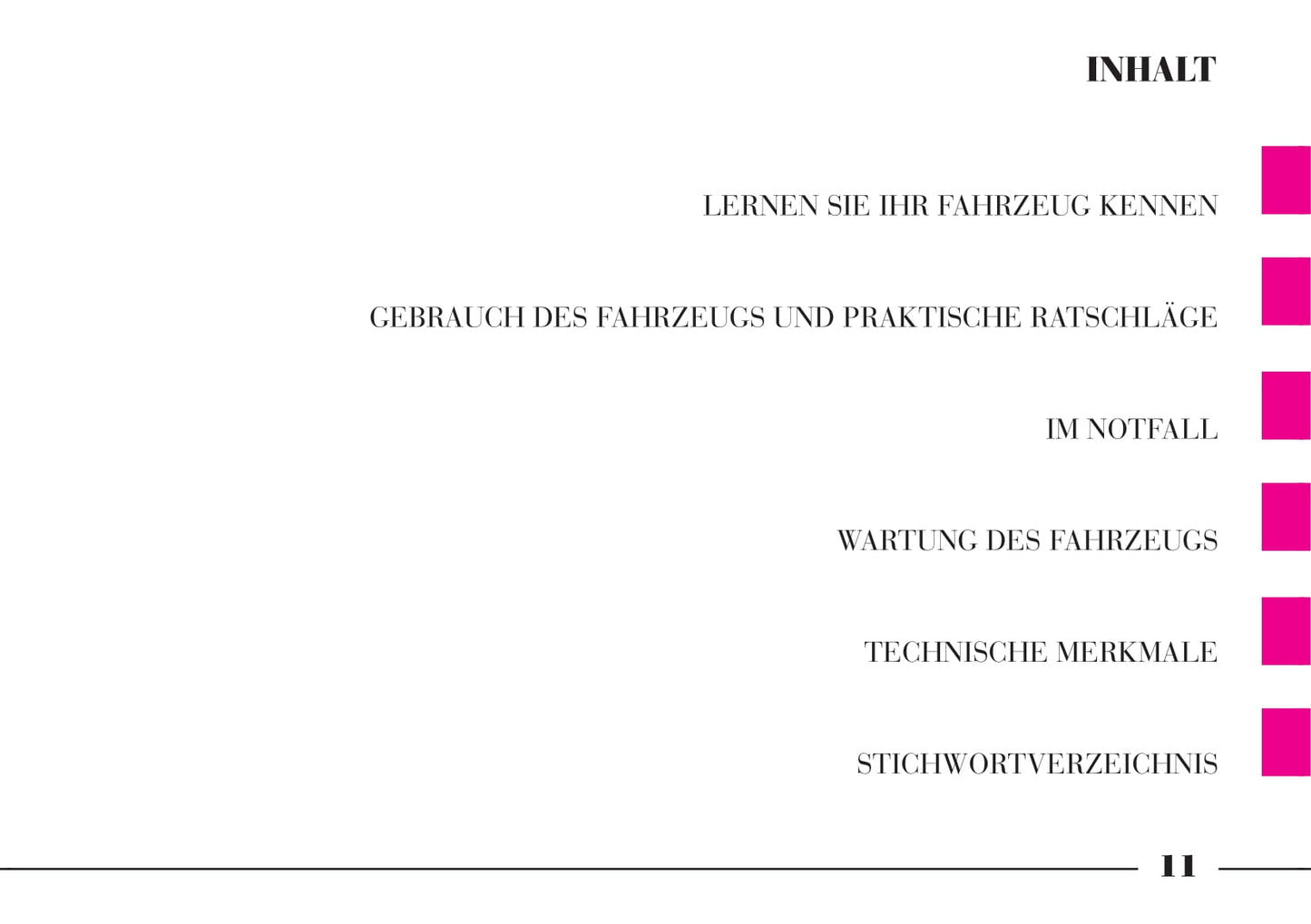 2002-2008 Lanica Phedra Bedienungsanleitung | Deutsch