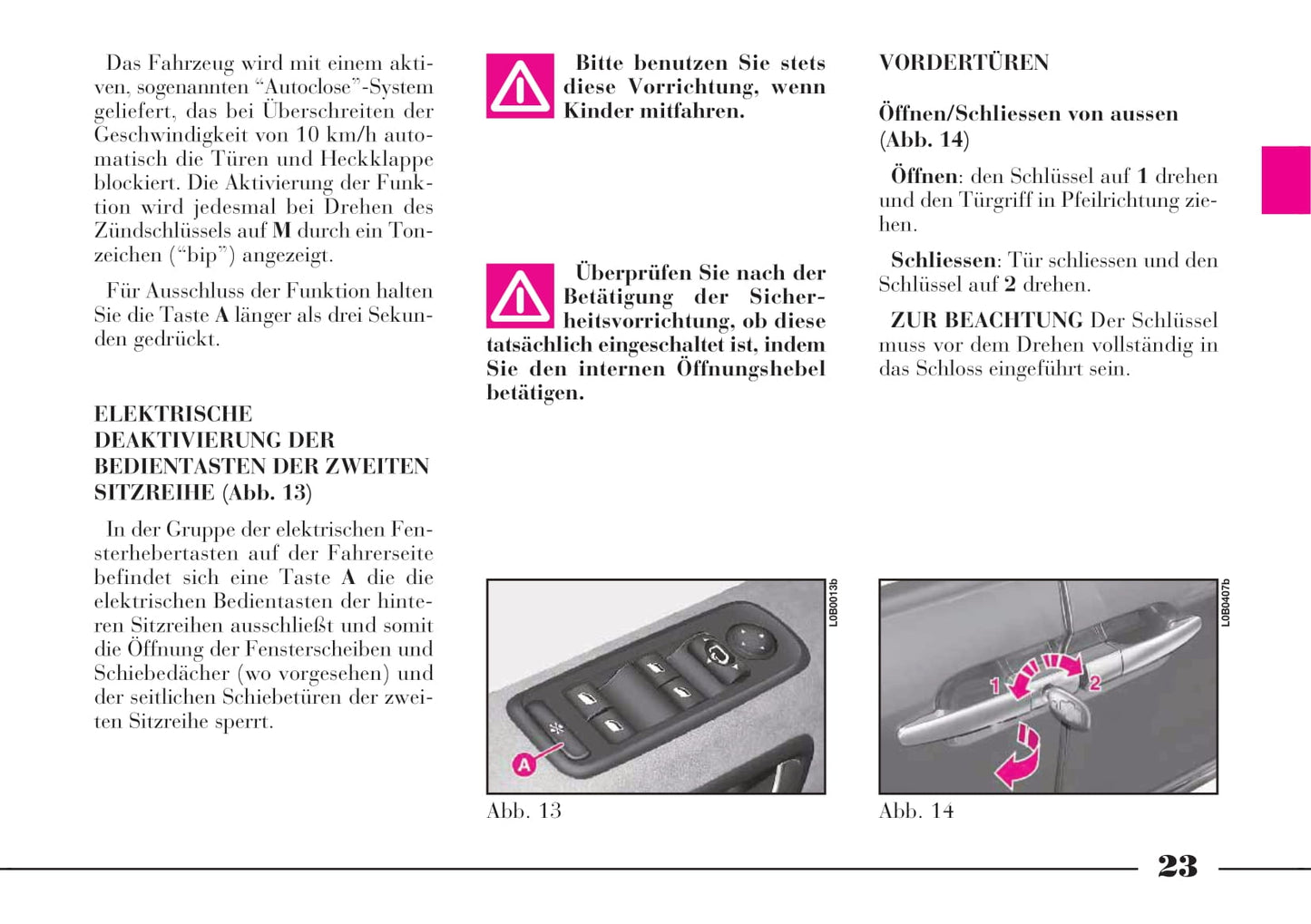 2002-2008 Lanica Phedra Bedienungsanleitung | Deutsch