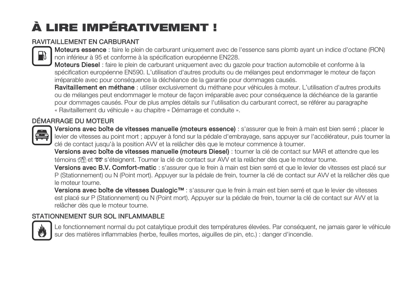 2015-2019 Fiat Nouvo Doblò Panorama Manuel du propriétaire | Français