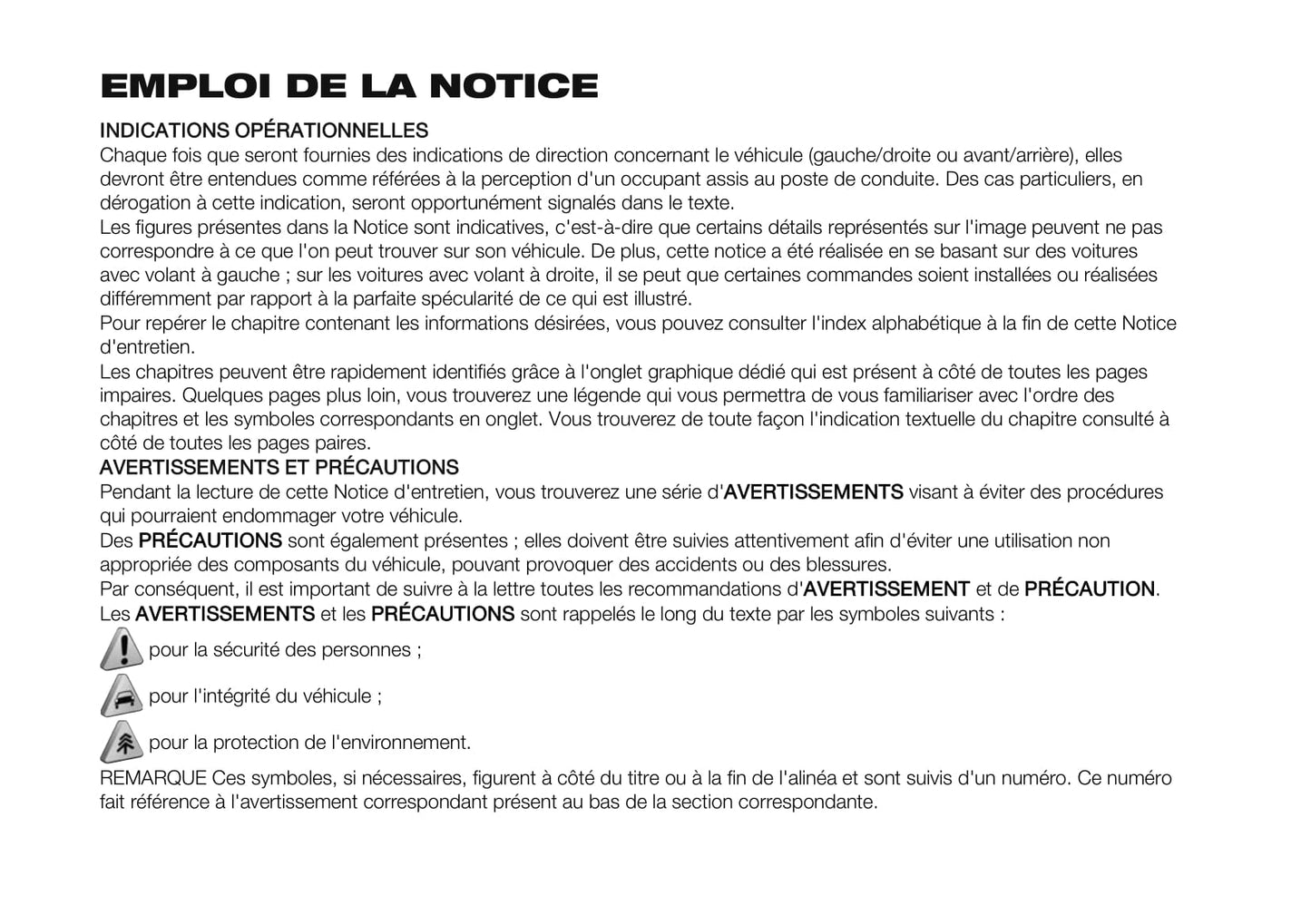 2015-2019 Fiat Nouvo Doblò Panorama Manuel du propriétaire | Français