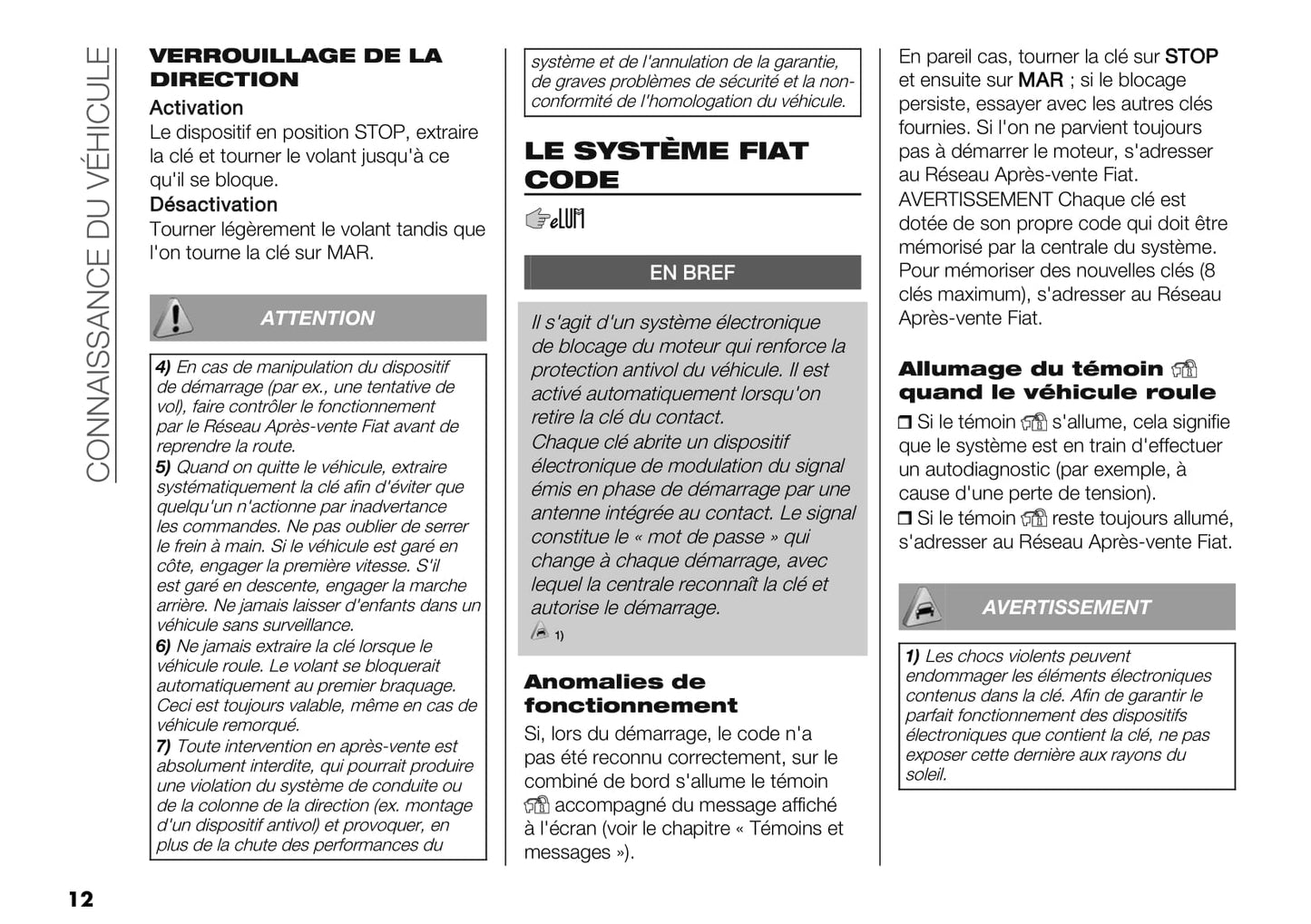 2015-2019 Fiat Nouvo Doblò Panorama Manuel du propriétaire | Français