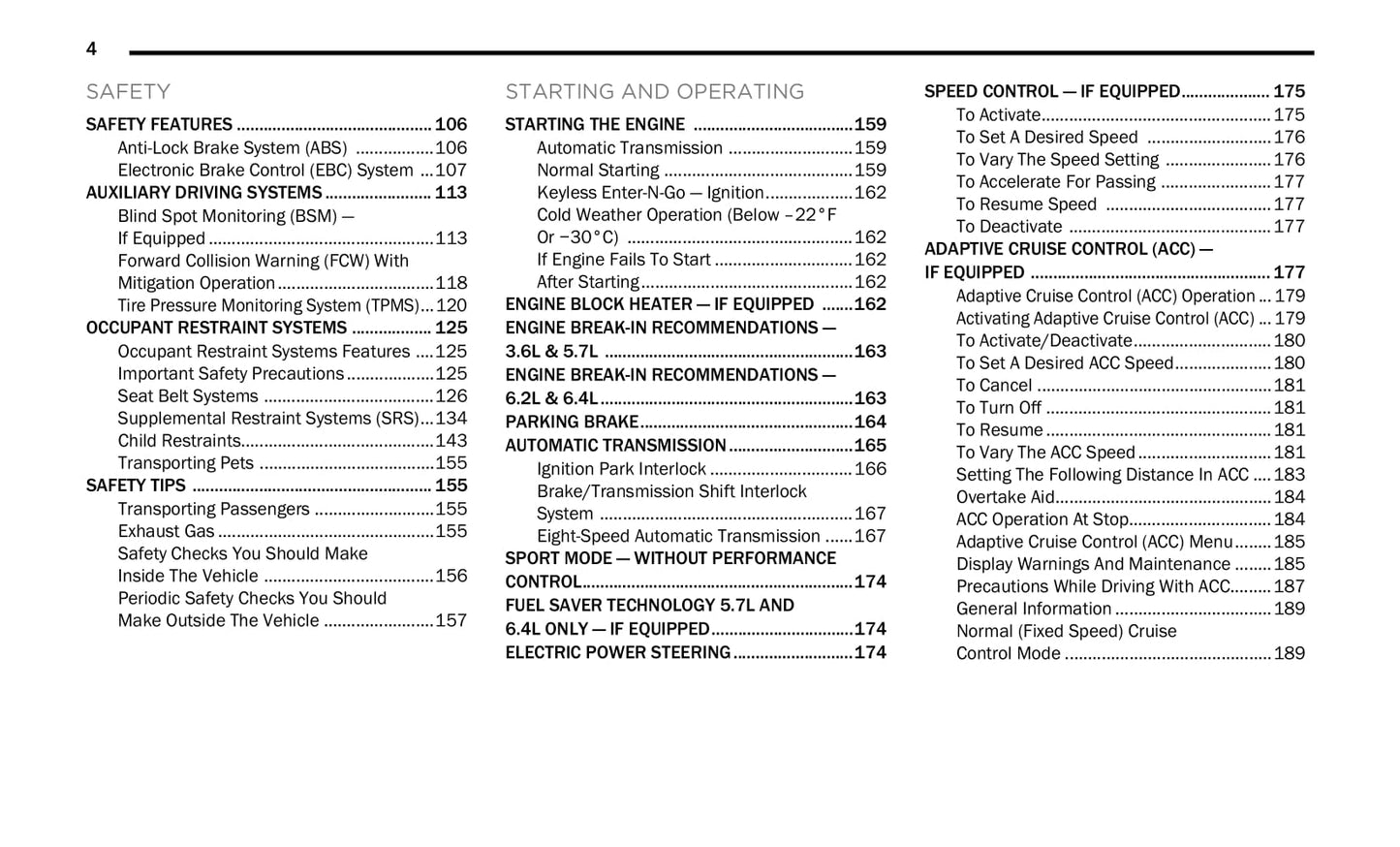 2020 Dodge Charger Manuel du propriétaire | Anglais