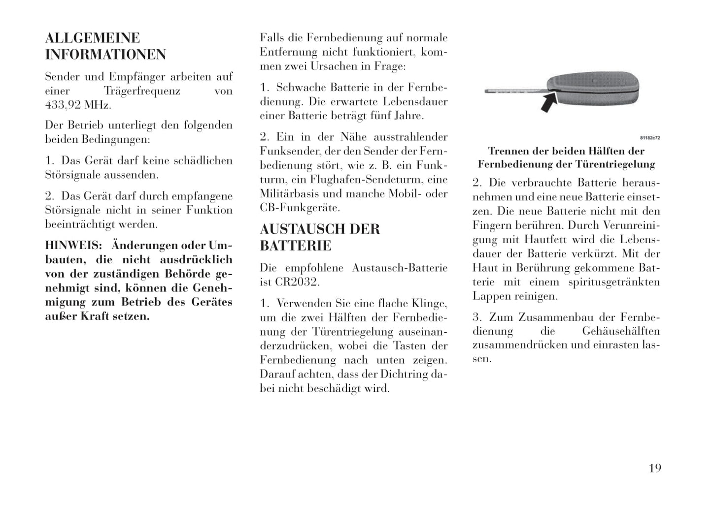 2012-2015 Lancia Flavia Owner's Manual | German