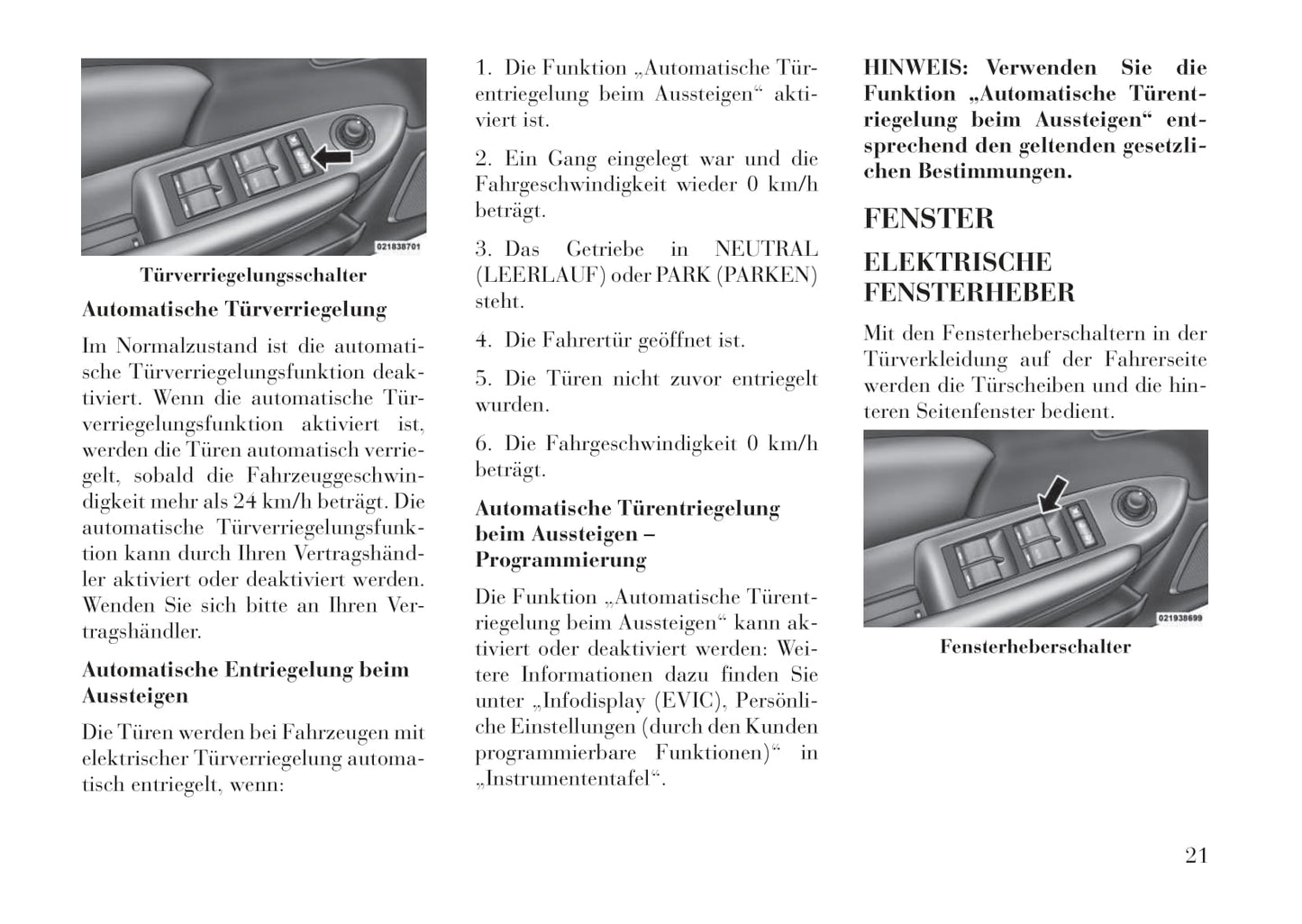 2012-2015 Lancia Flavia Owner's Manual | German