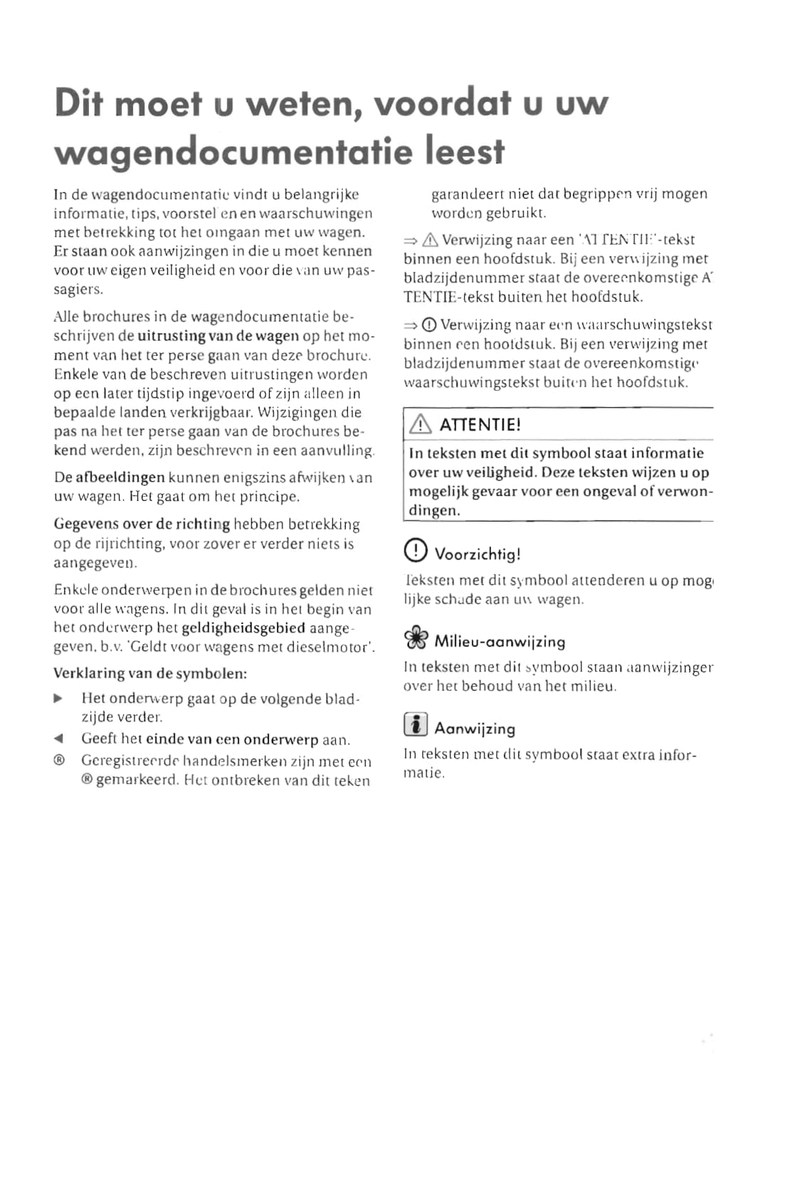 2005-2009 Volkswagen Polo Owner's Manual | Dutch