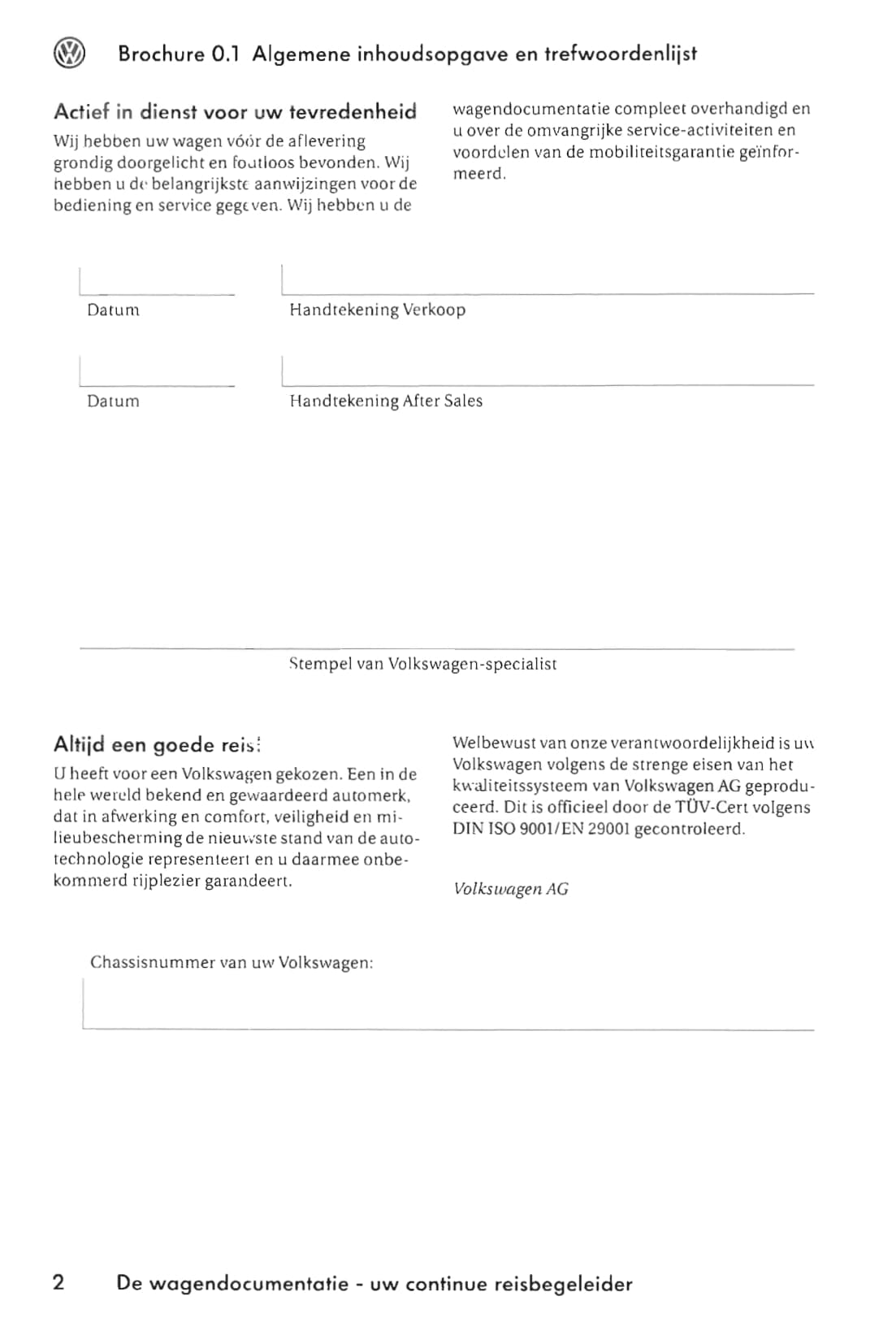 2005-2009 Volkswagen Polo Owner's Manual | Dutch