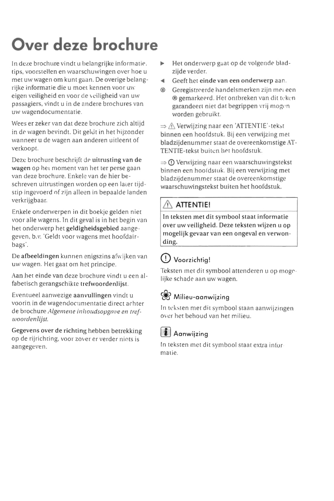 2005-2009 Volkswagen Polo Owner's Manual | Dutch