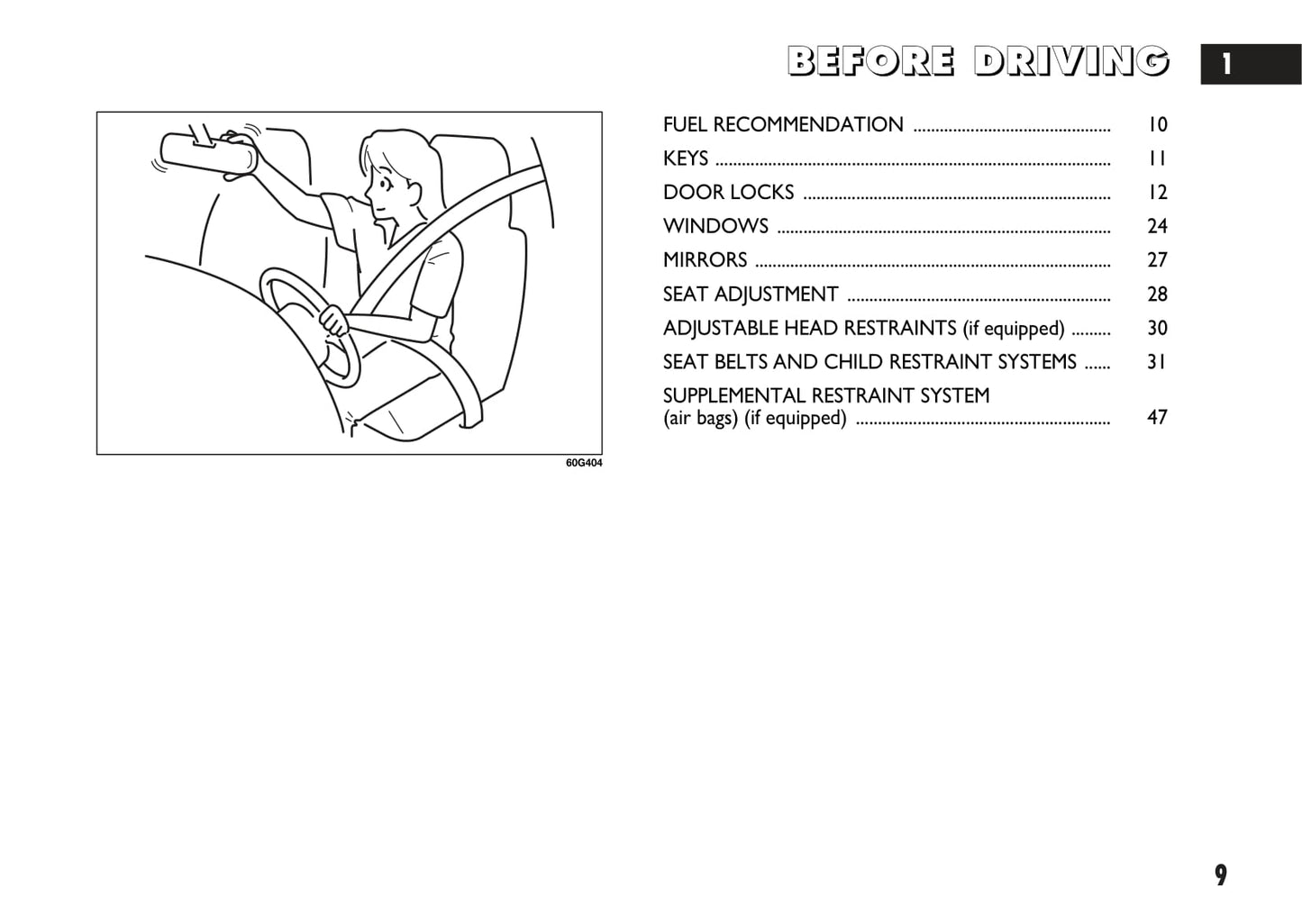 2007-2009 Fiat Sedici Manuel du propriétaire | Anglais