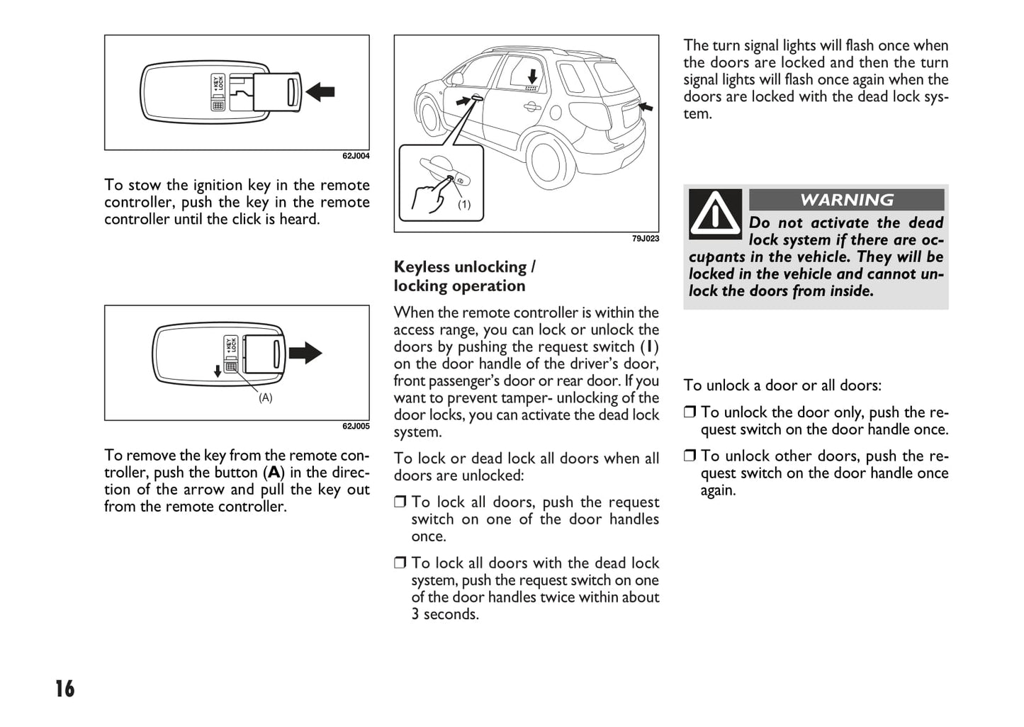 2007-2009 Fiat Sedici Manuel du propriétaire | Anglais