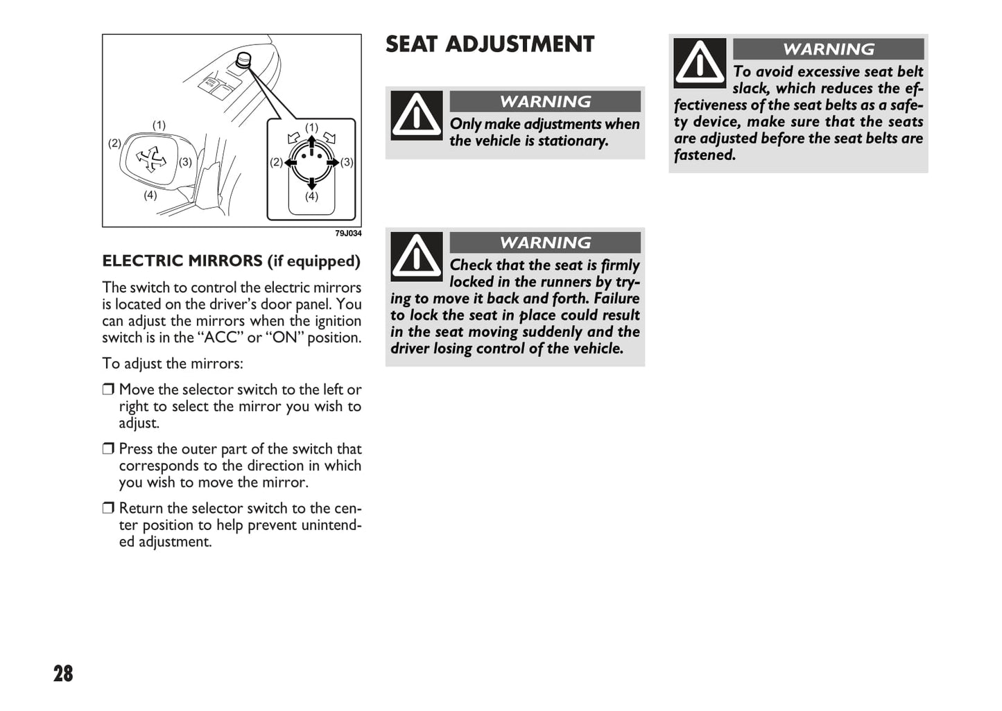 2007-2009 Fiat Sedici Manuel du propriétaire | Anglais