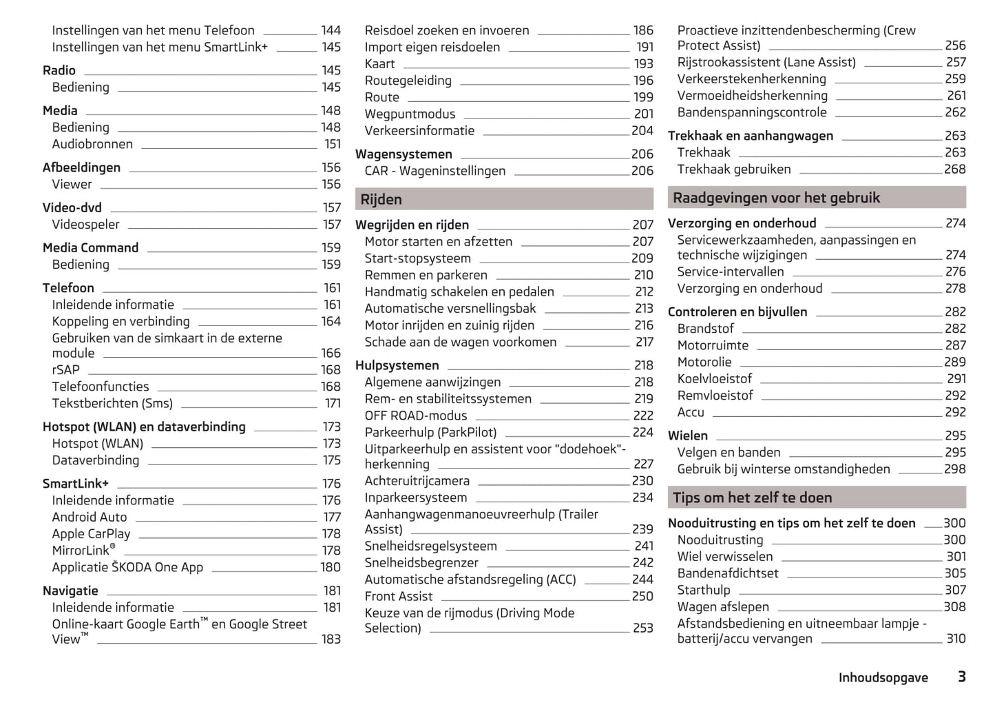 2017-2018 Skoda Octavia Gebruikershandleiding | Nederlands