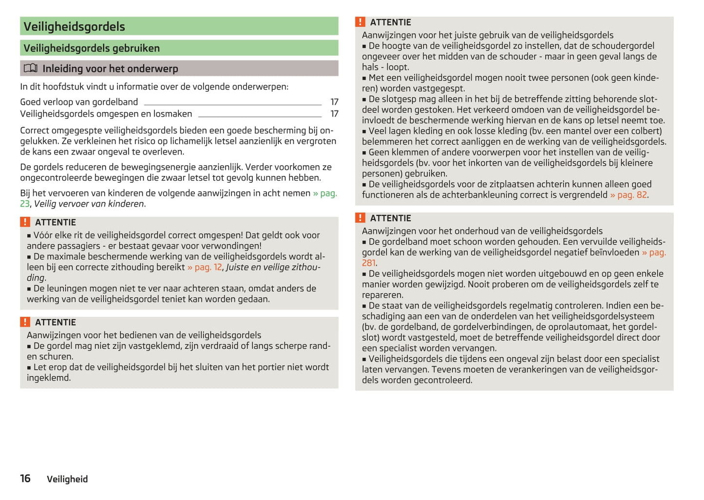 2017-2018 Skoda Octavia Gebruikershandleiding | Nederlands