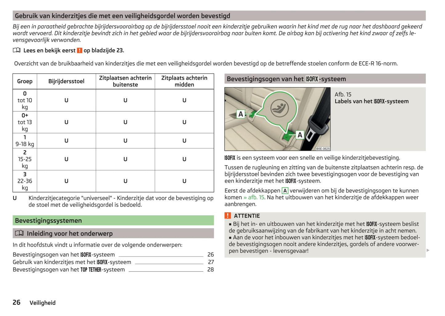 2017-2018 Skoda Octavia Gebruikershandleiding | Nederlands