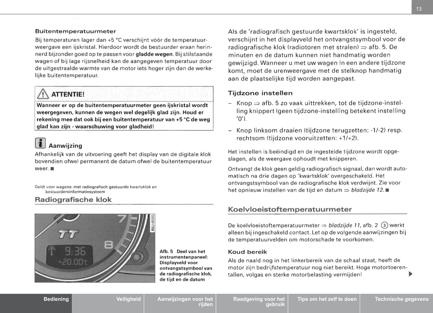 2006-2014 Audi TT Coupé Owner's Manual | Dutch