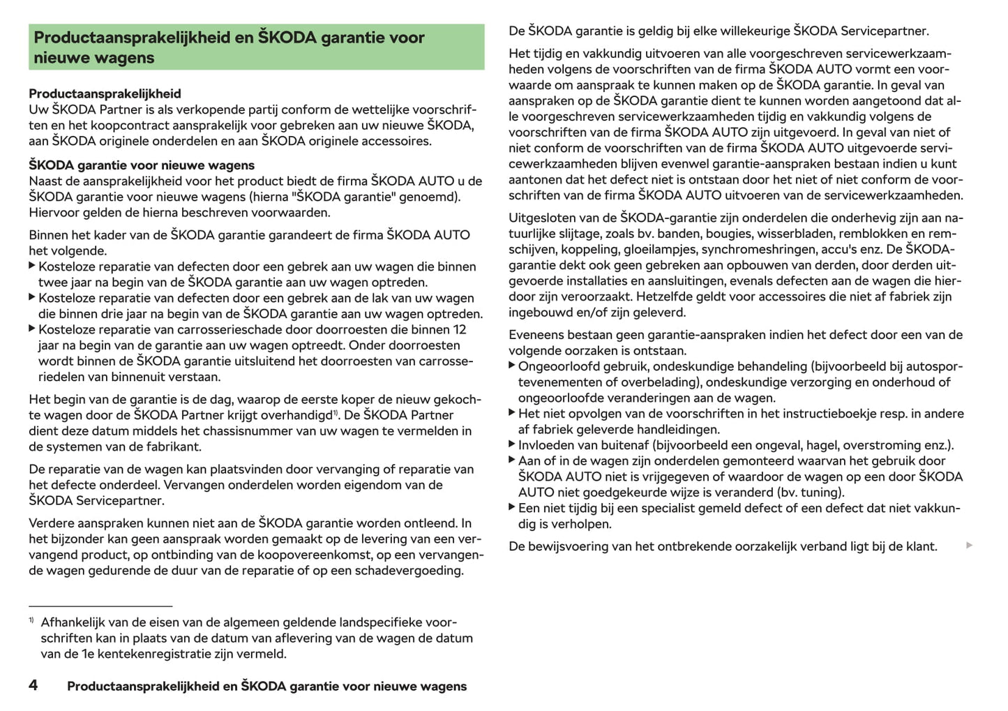 2018-2019 Skoda Citigo Gebruikershandleiding | Nederlands