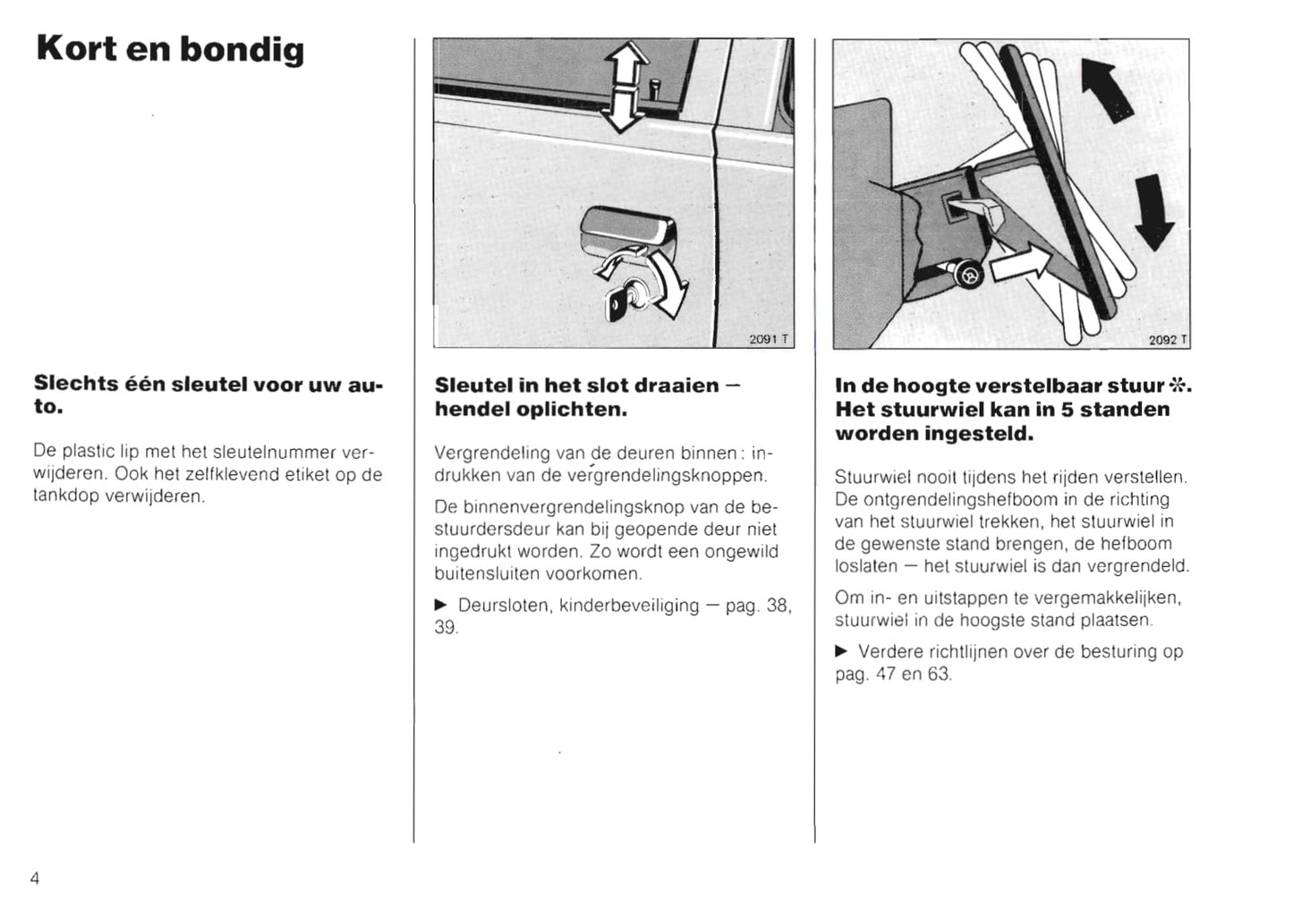 1989-1991 Opel Kadett Gebruikershandleiding | Nederlands