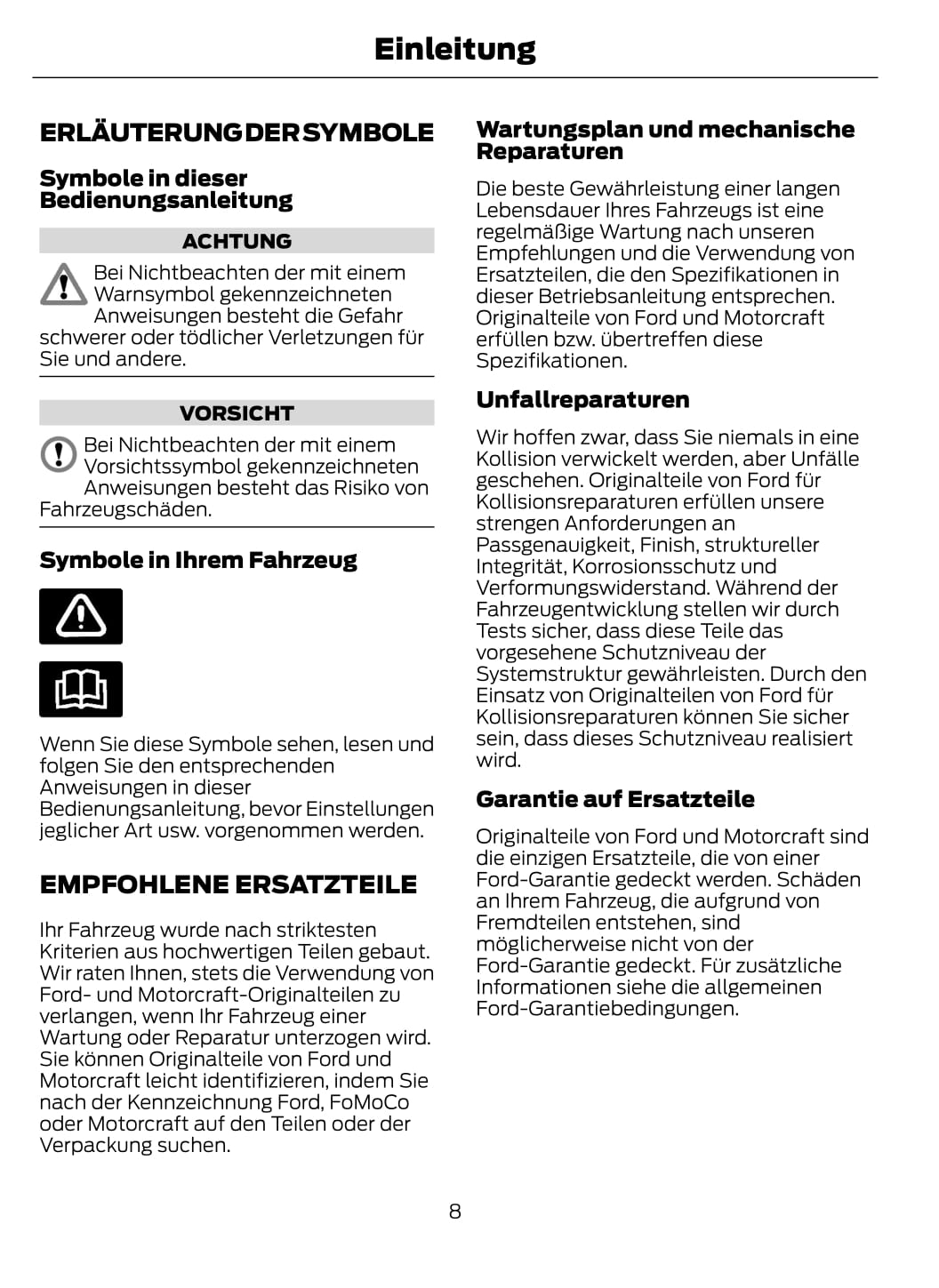 2012-2014 Ford C-Max Manuel du propriétaire | Allemand